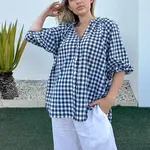 Navy Gingham  KL891