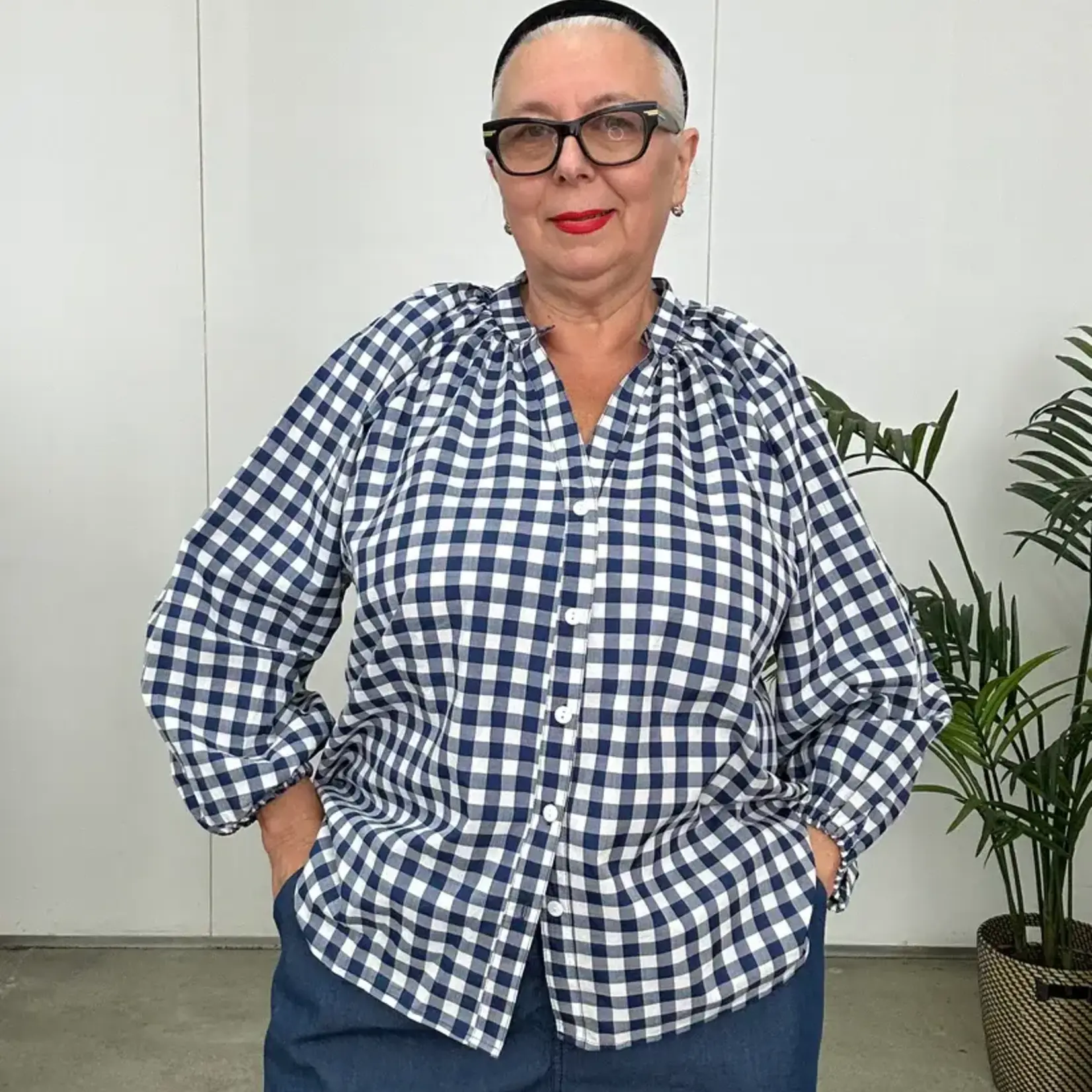 Navy Gingham  KL891