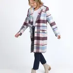 Blanche Check Coat
