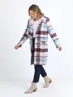 Blanche Check Coat