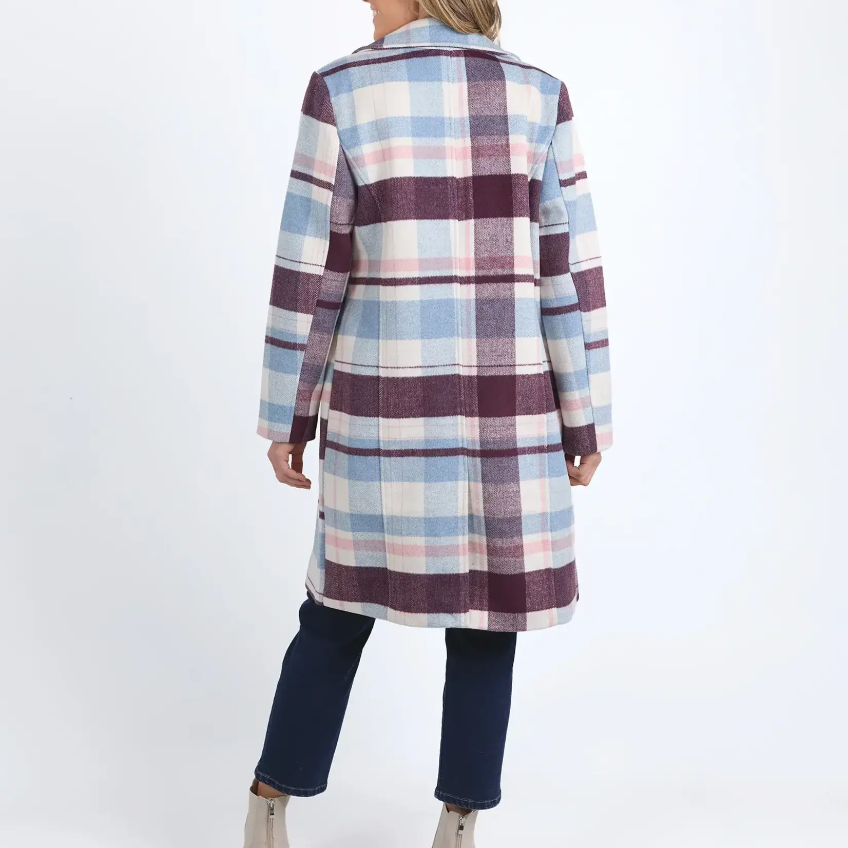 Blanche Check Coat