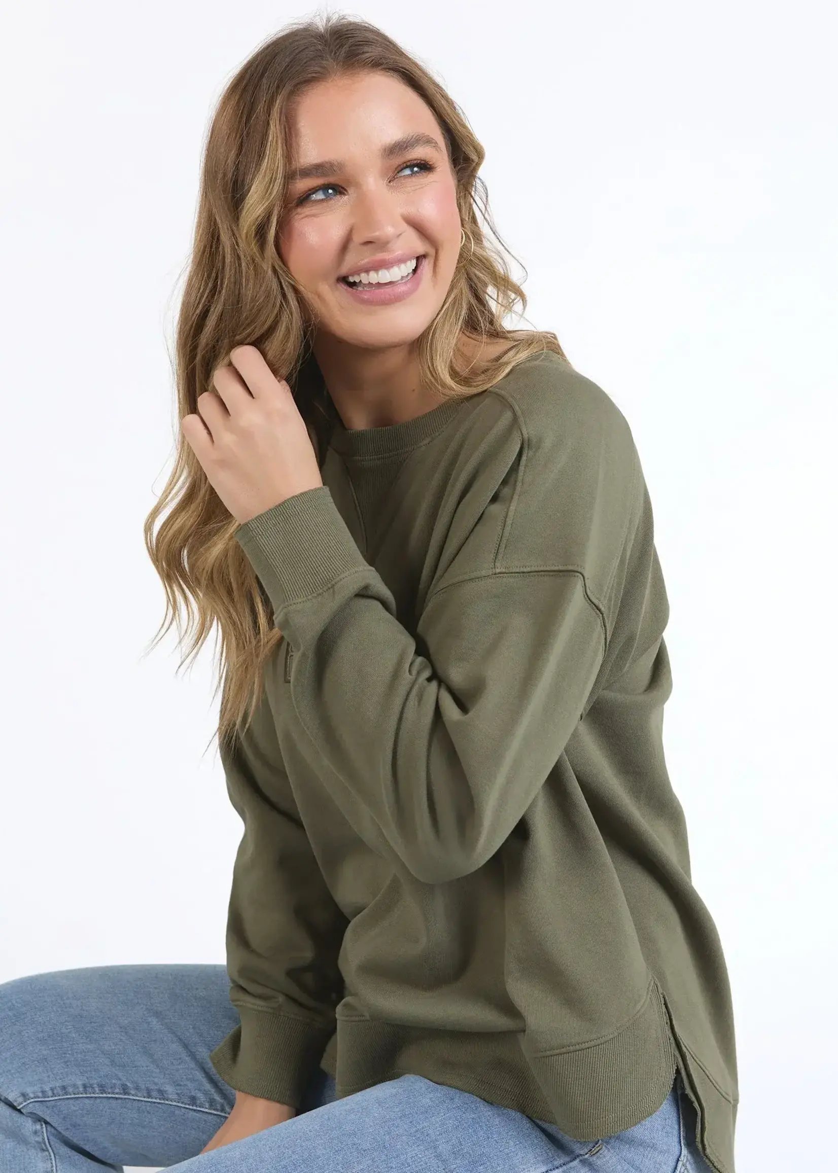 Elm Lifestyle Established Crew - Khaki