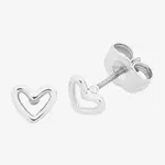Liberte Petite Heart Silver Earring