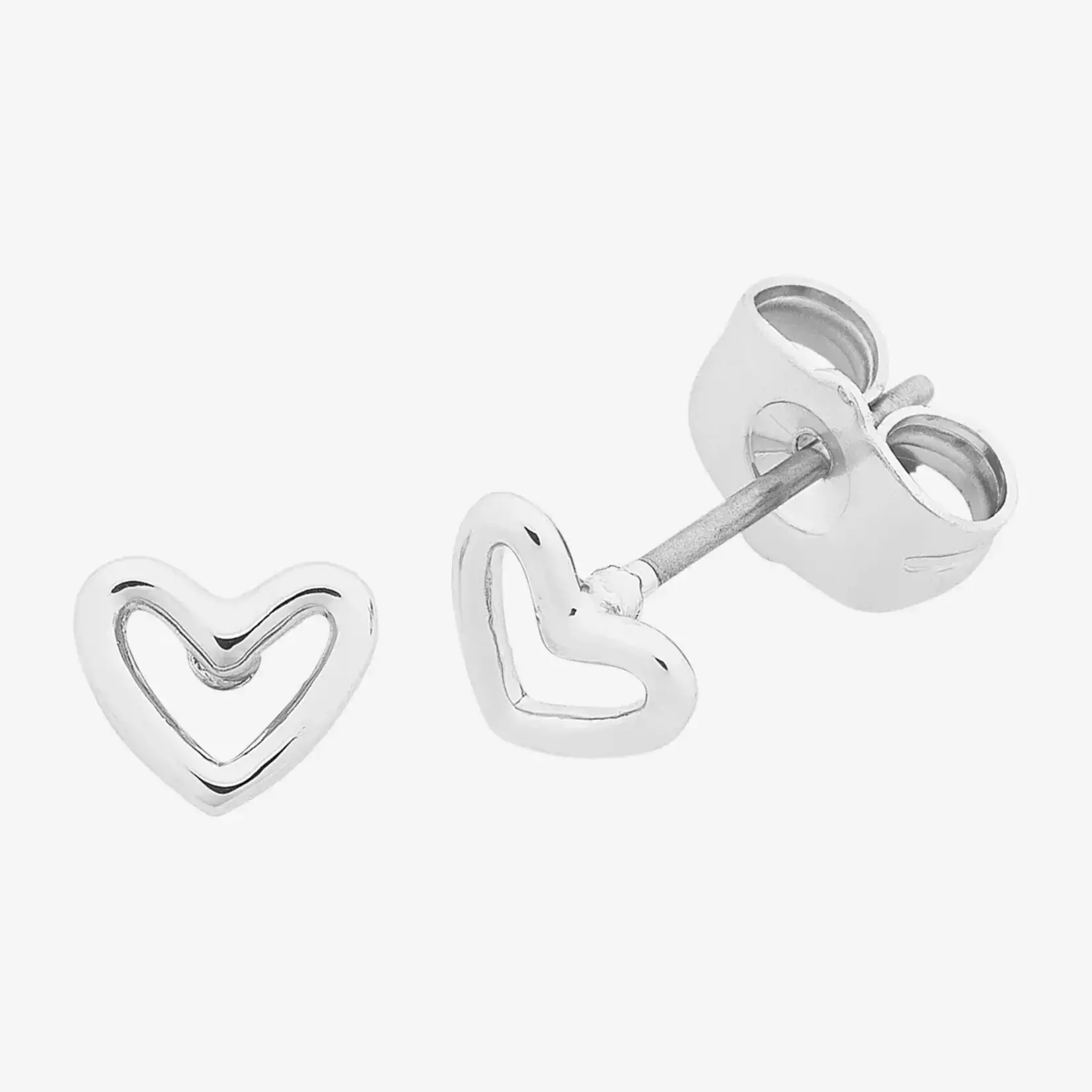 Liberte Petite Heart Silver Earring