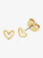 Liberte Petite Heart Gold Earring