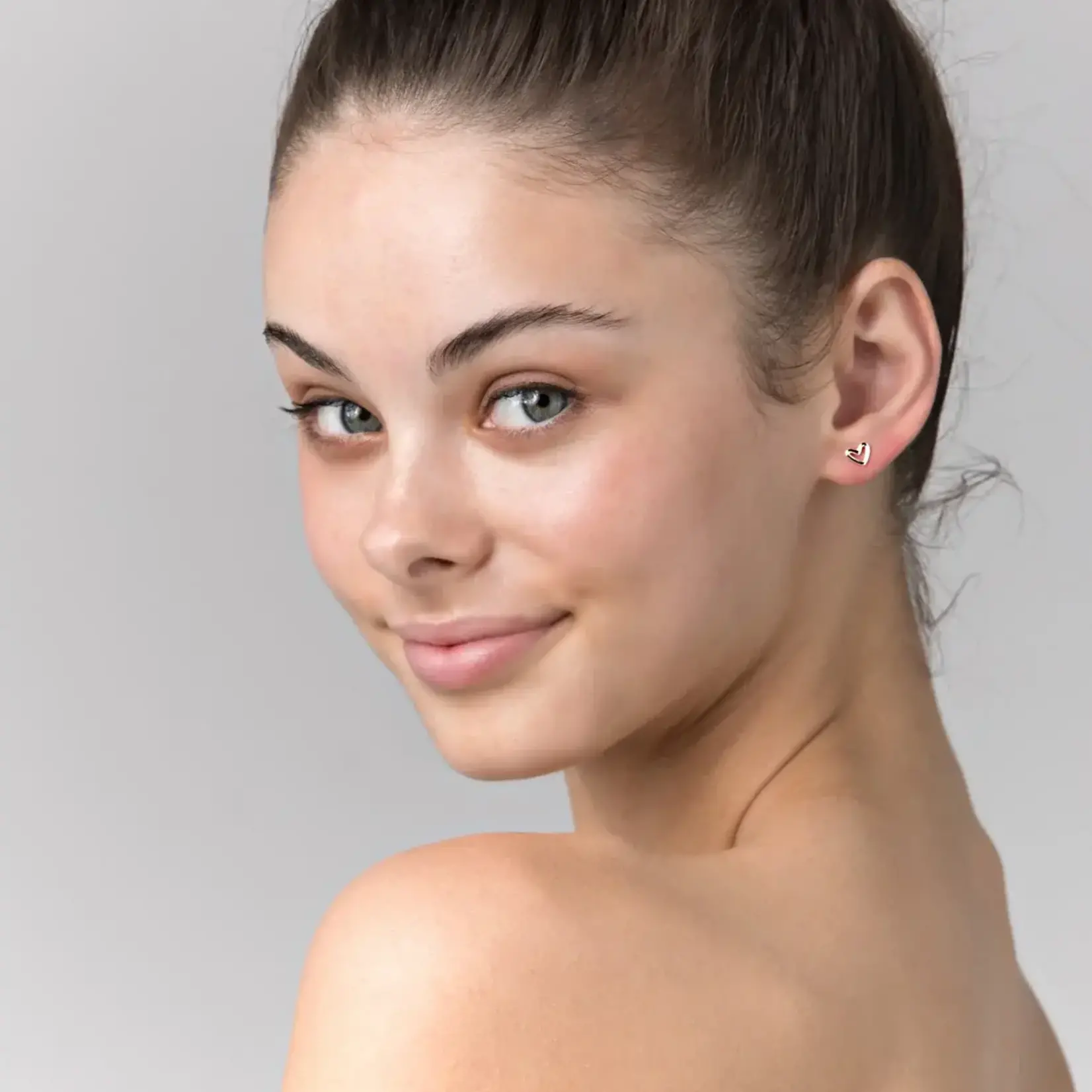 Liberte Petite Heart Gold Earing
