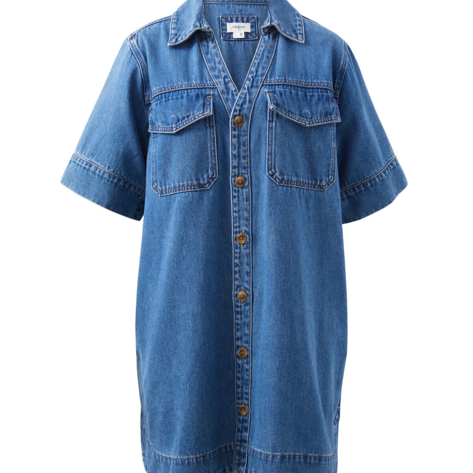 Ceres Life Relaxed Shirt Dress