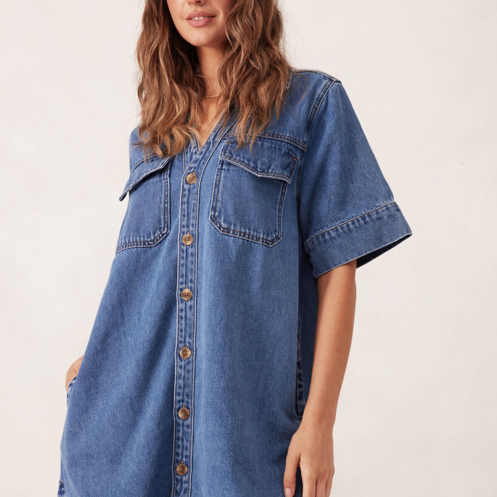 Ceres Life Relaxed Shirt Dress