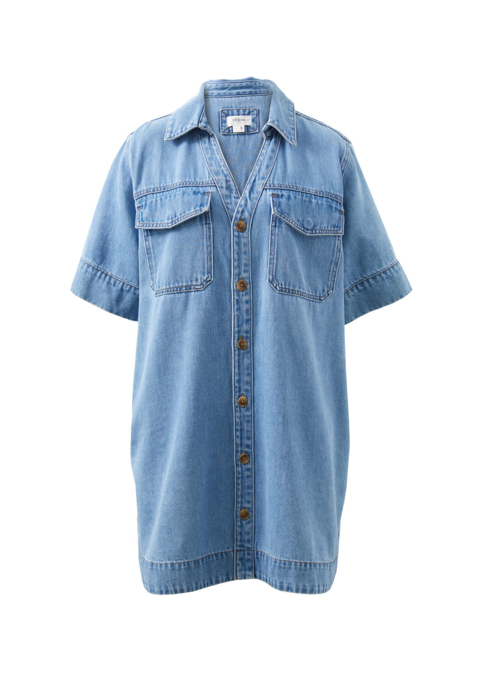 Ceres Life Sammy Relaxed Shirt Dress