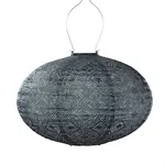 Solar Lantern - Oval 40 - Grey Blue