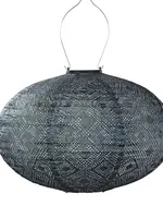 Solar Lantern - Oval 40 - Grey Blue