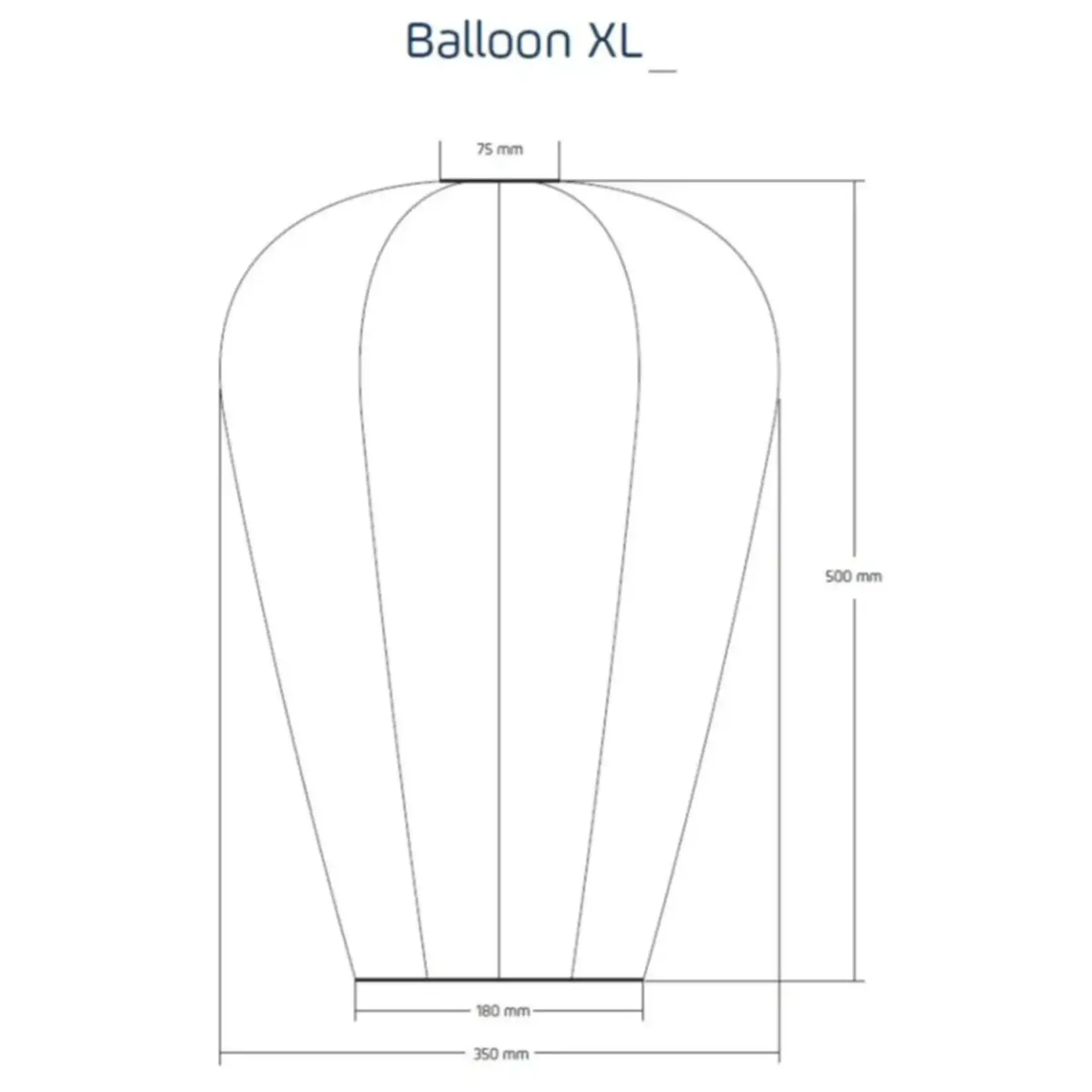 Solar Lantern - Balloon XL - Sage Green