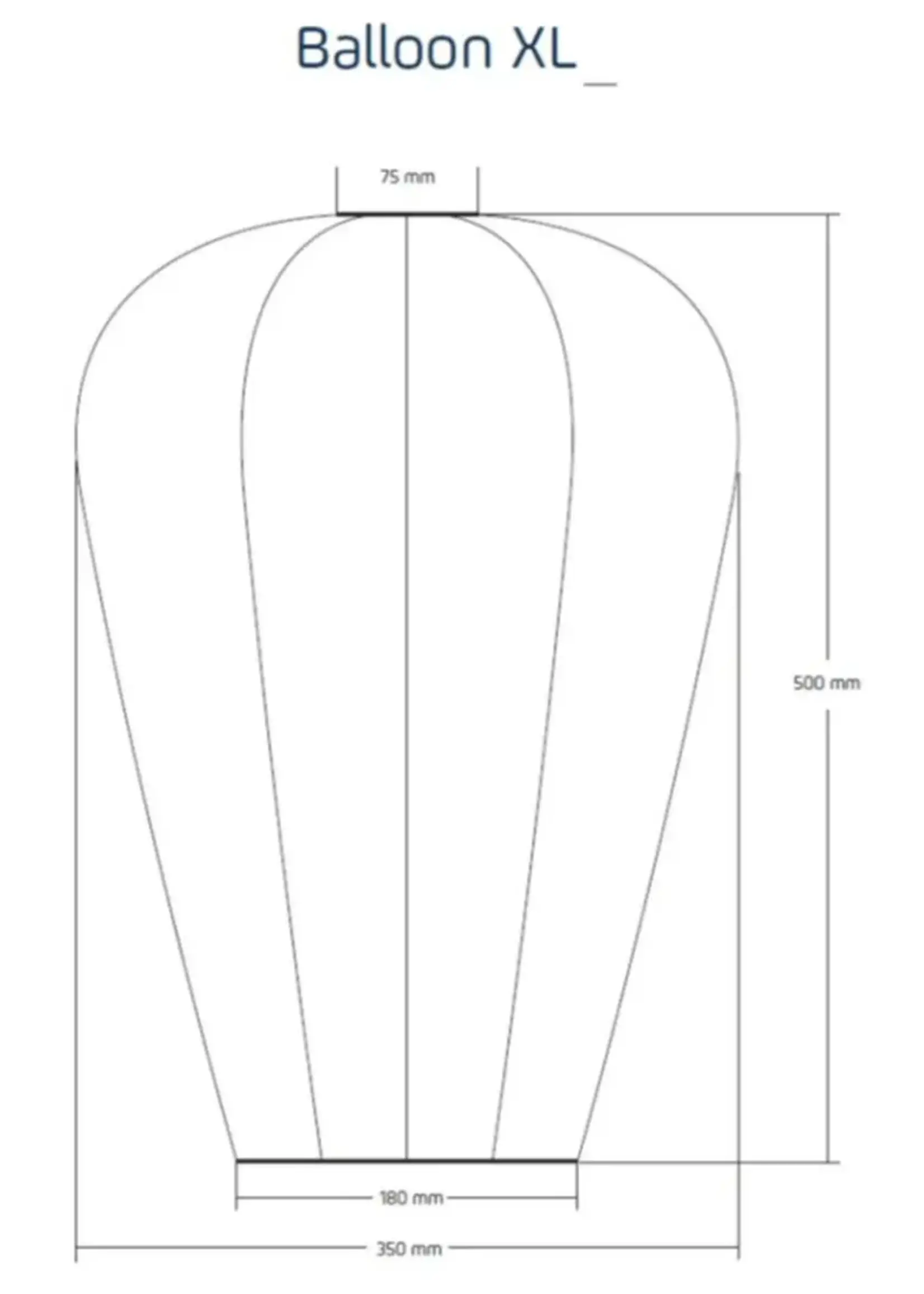 Solar Lantern - Balloon XL - Sage Green