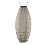 Solar Lantern - Long Oval 20 - Light Taupe