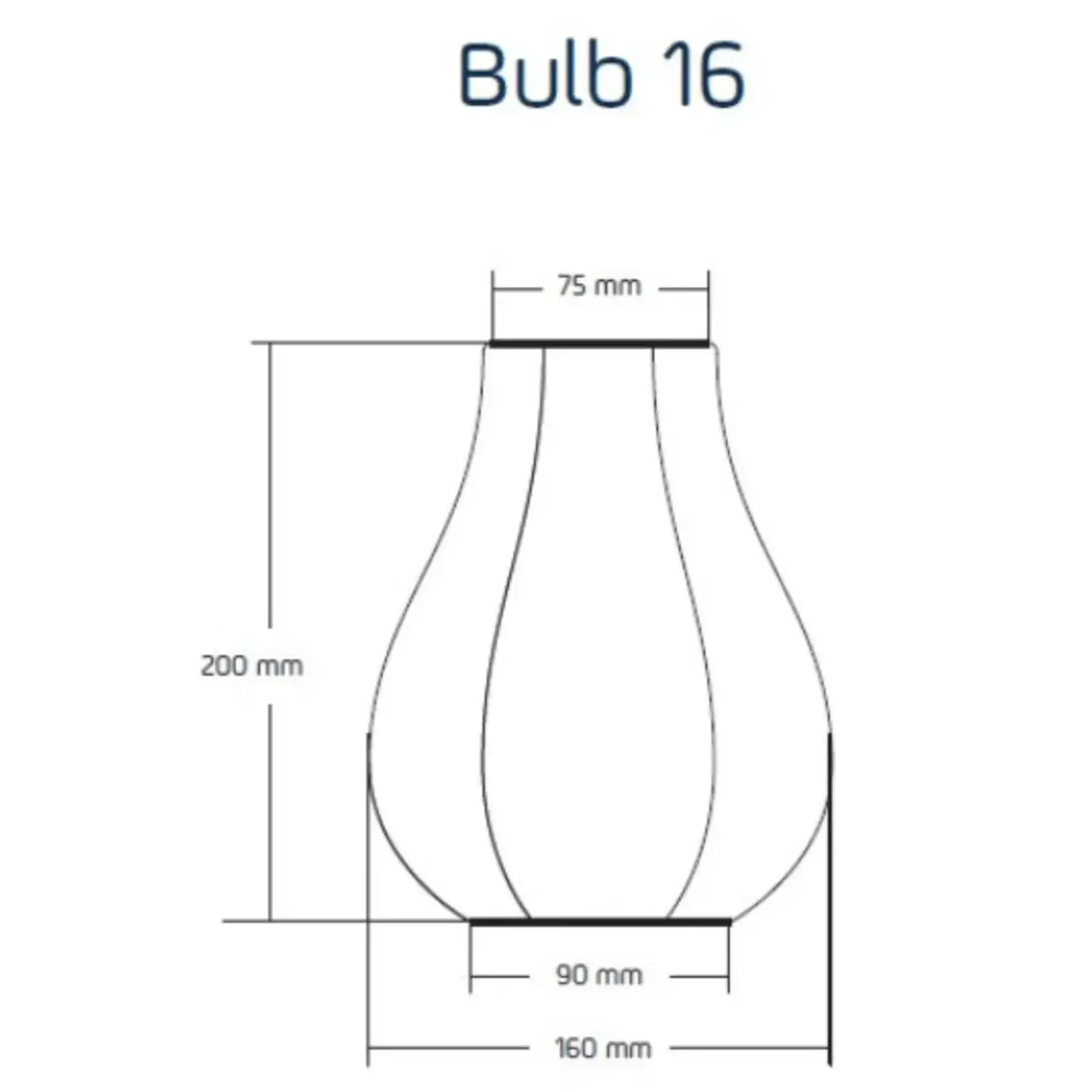 Solar Lantern - Bulb 16 - Sage Green