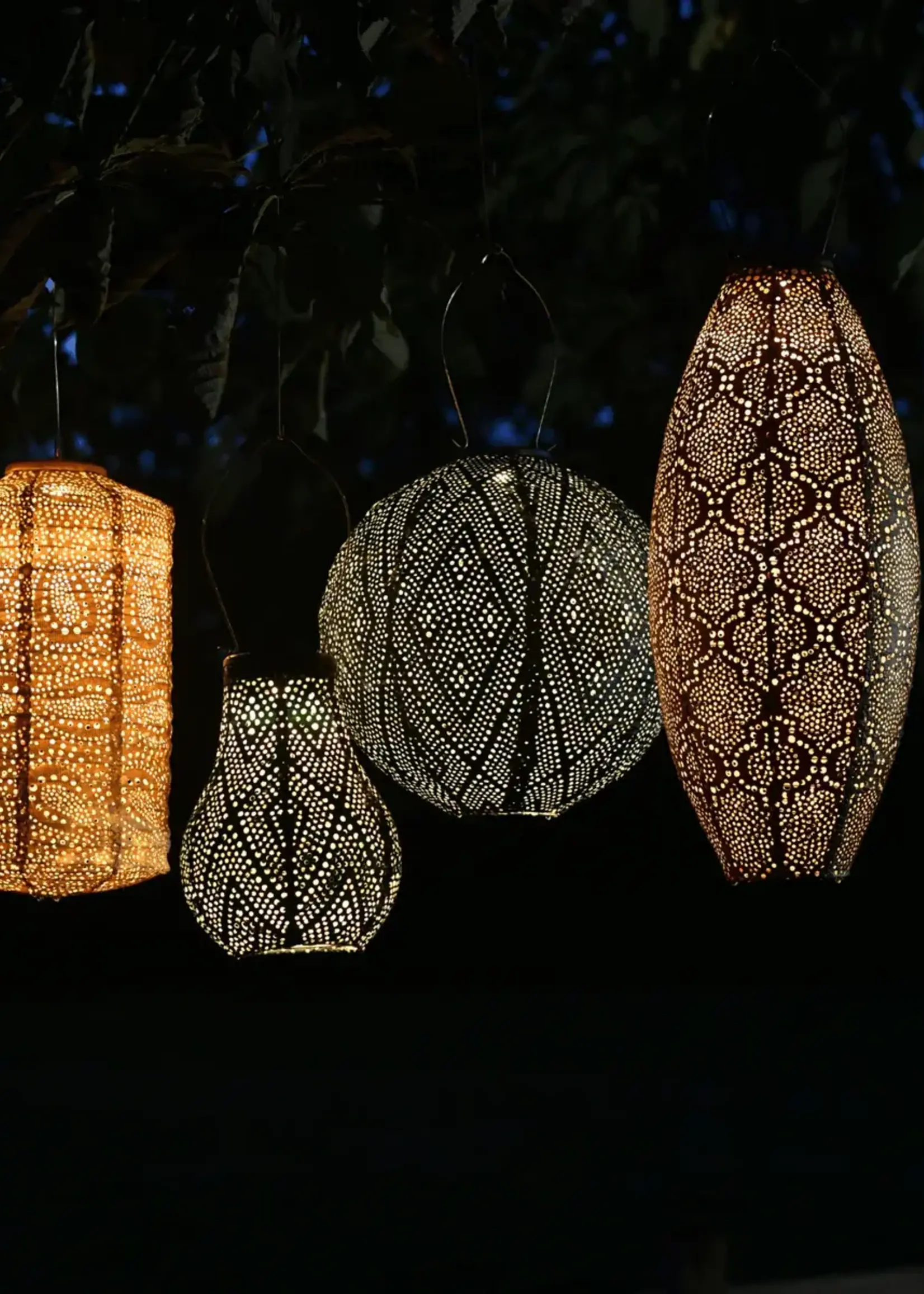 Solar Lantern - Bulb 16 - Sage Green