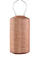 Solar Lantern - Cylinder 18 - Pink