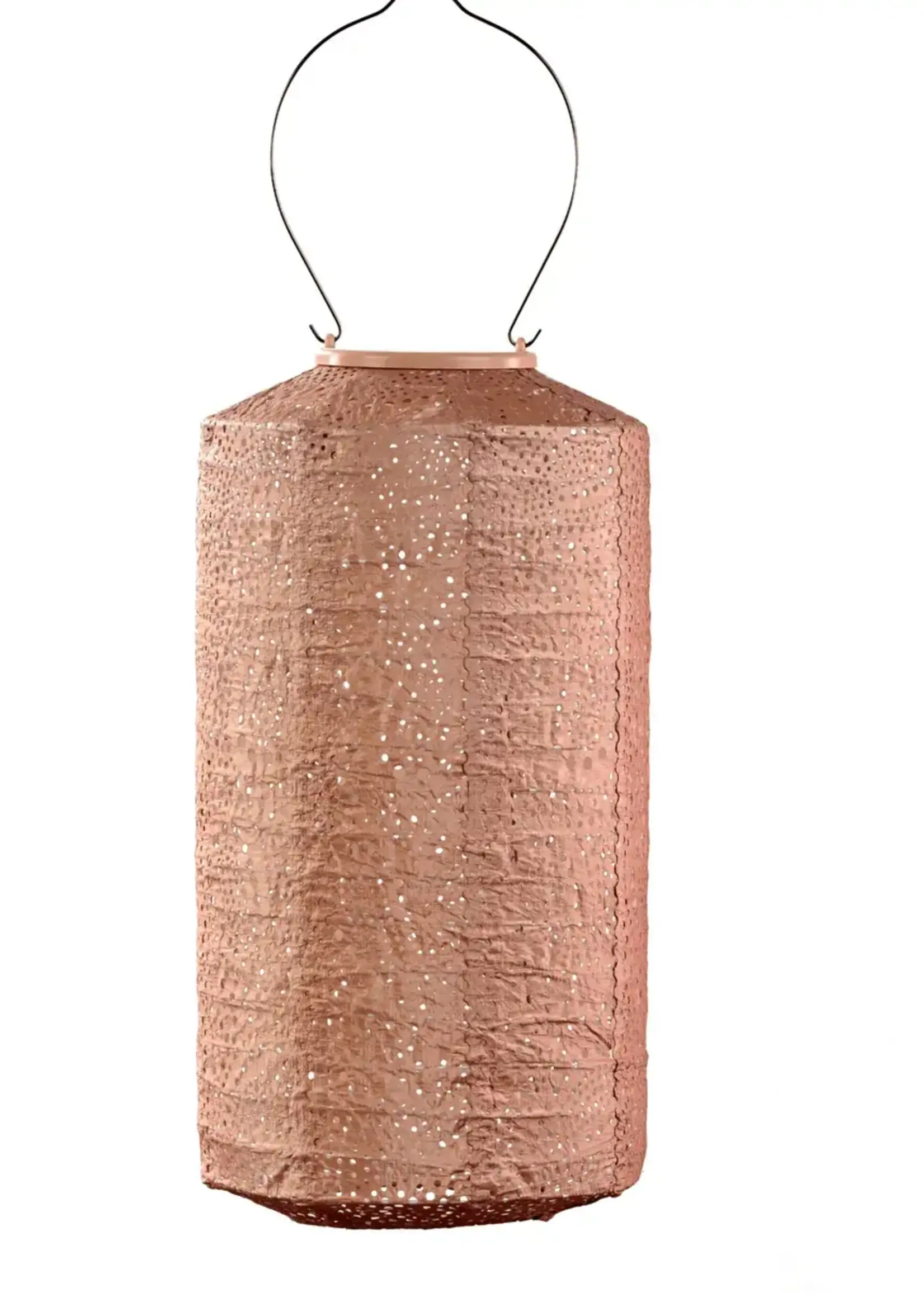 Solar Lantern - Cylinder 18 - Pink