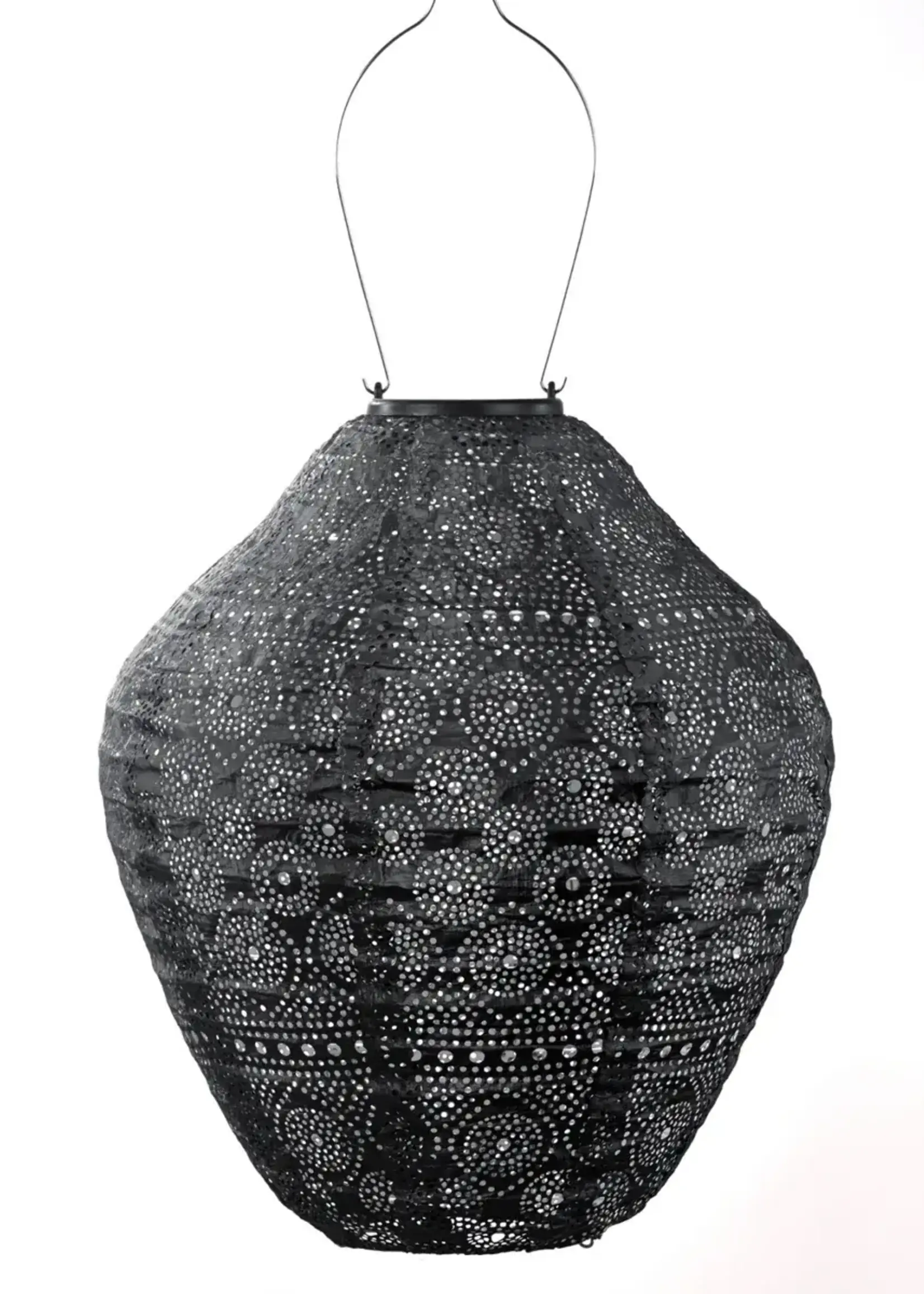 Solar Lantern - Jar 30 - Dark Grey