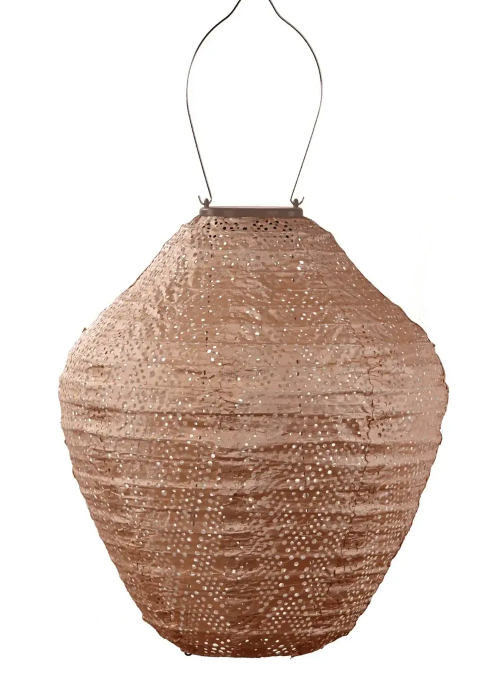 Solar Lantern - Jar 30 - Pink