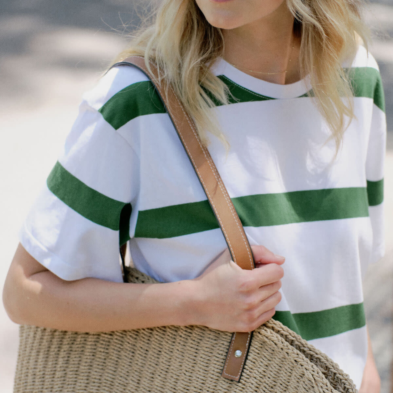 Ceres Life Stevie Slouchy Split Hem Tee/Winter