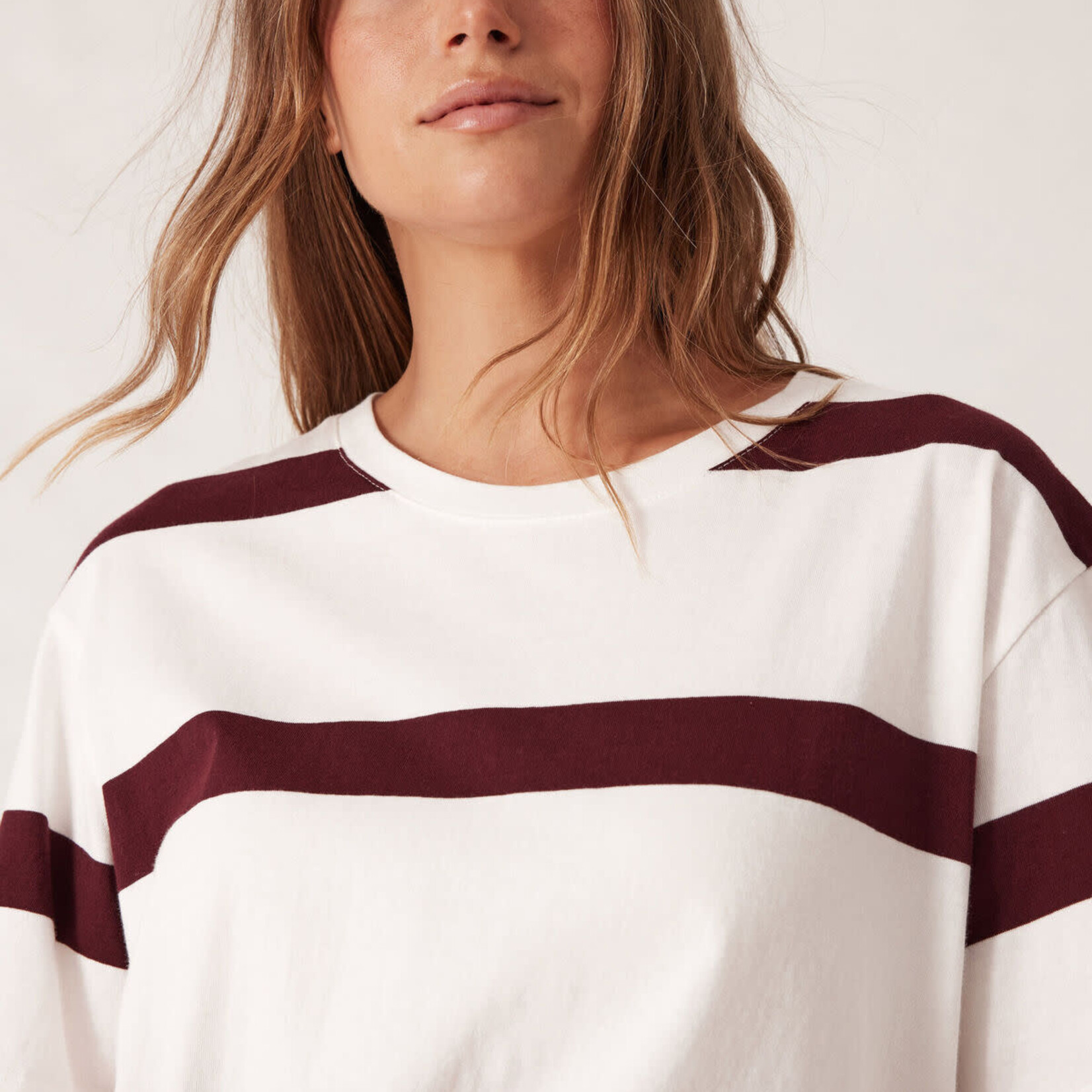 Ceres Life Stevie Slouchy Split Hem Tee/Winter