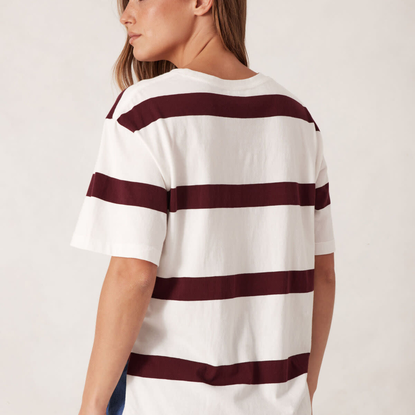 Ceres Life Stevie Slouchy Split Hem Tee/Winter