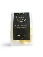 Tluxau White Chocolate Raspberries 120g