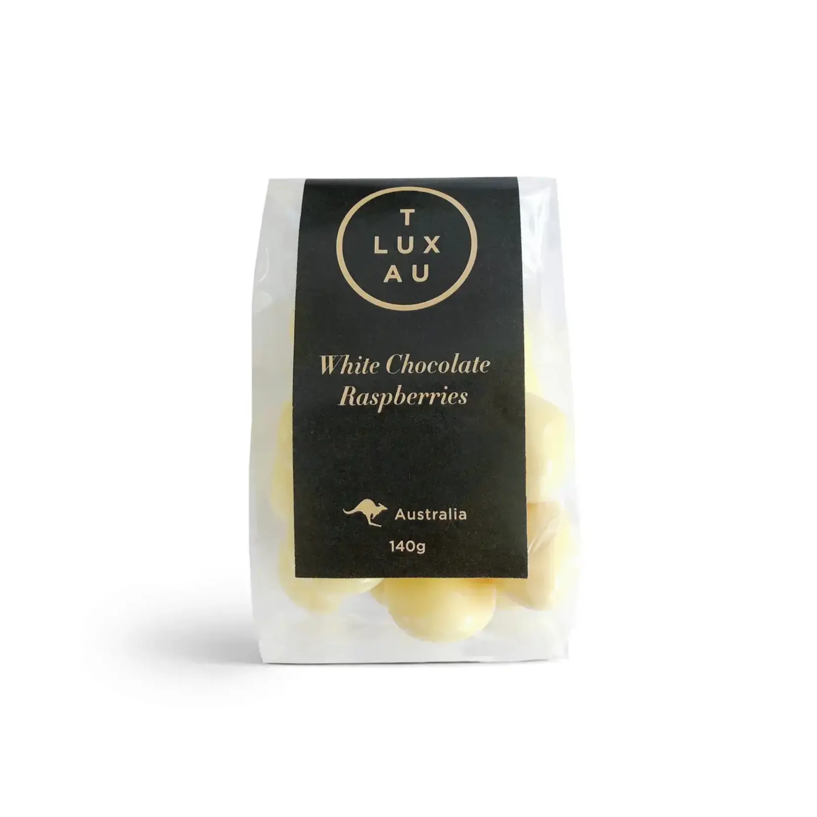 Tluxau White Chocolate Raspberries 120g