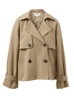 Ceres Life Short Trench Coat
