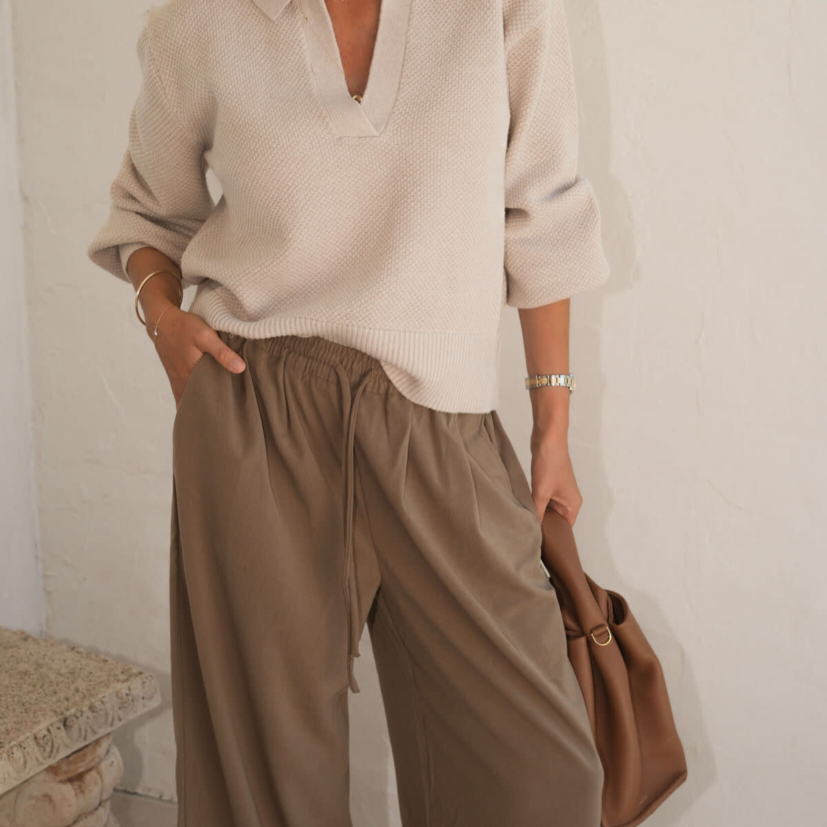 Ceres Life Collared Soft Knit