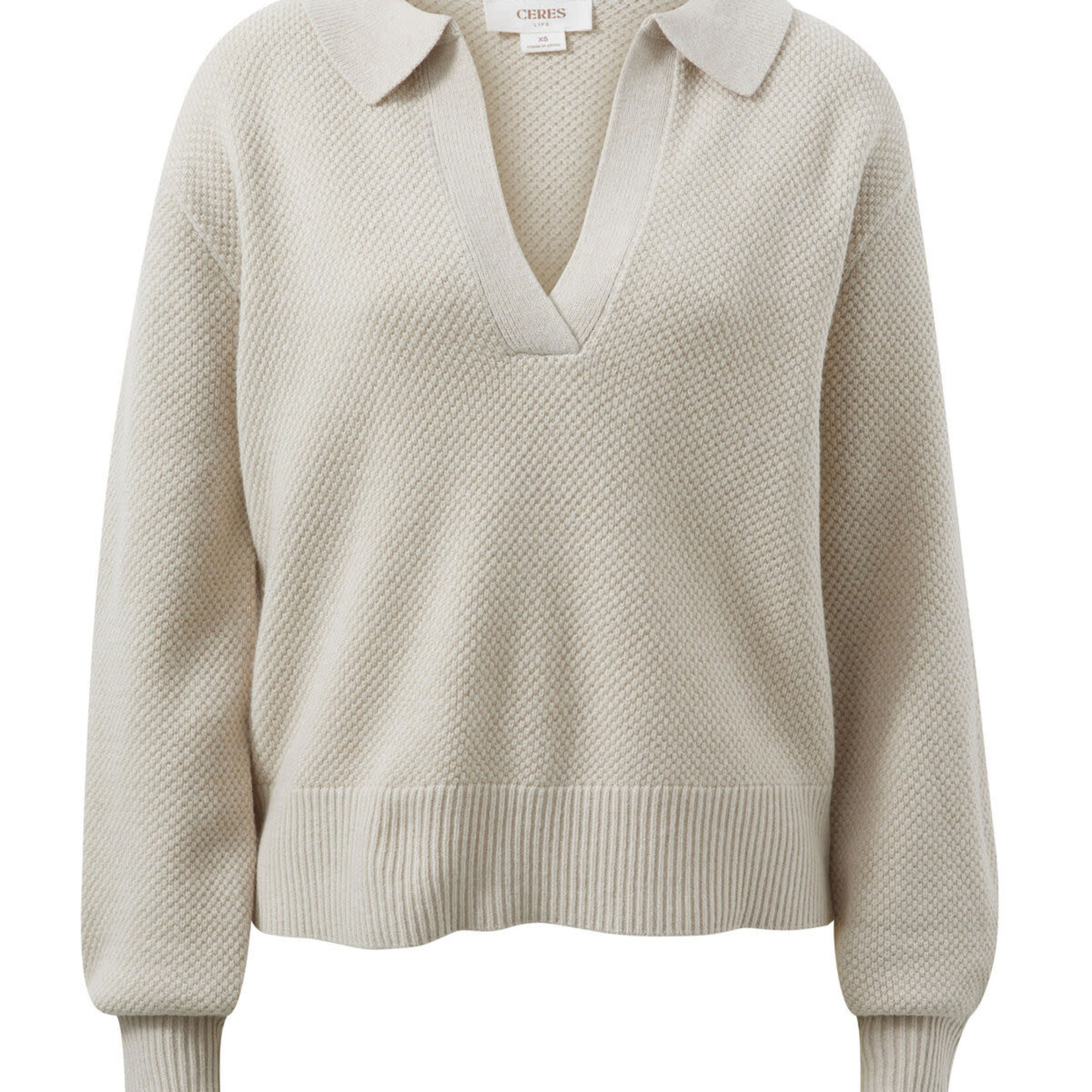 Ceres Life Collared Soft Knit