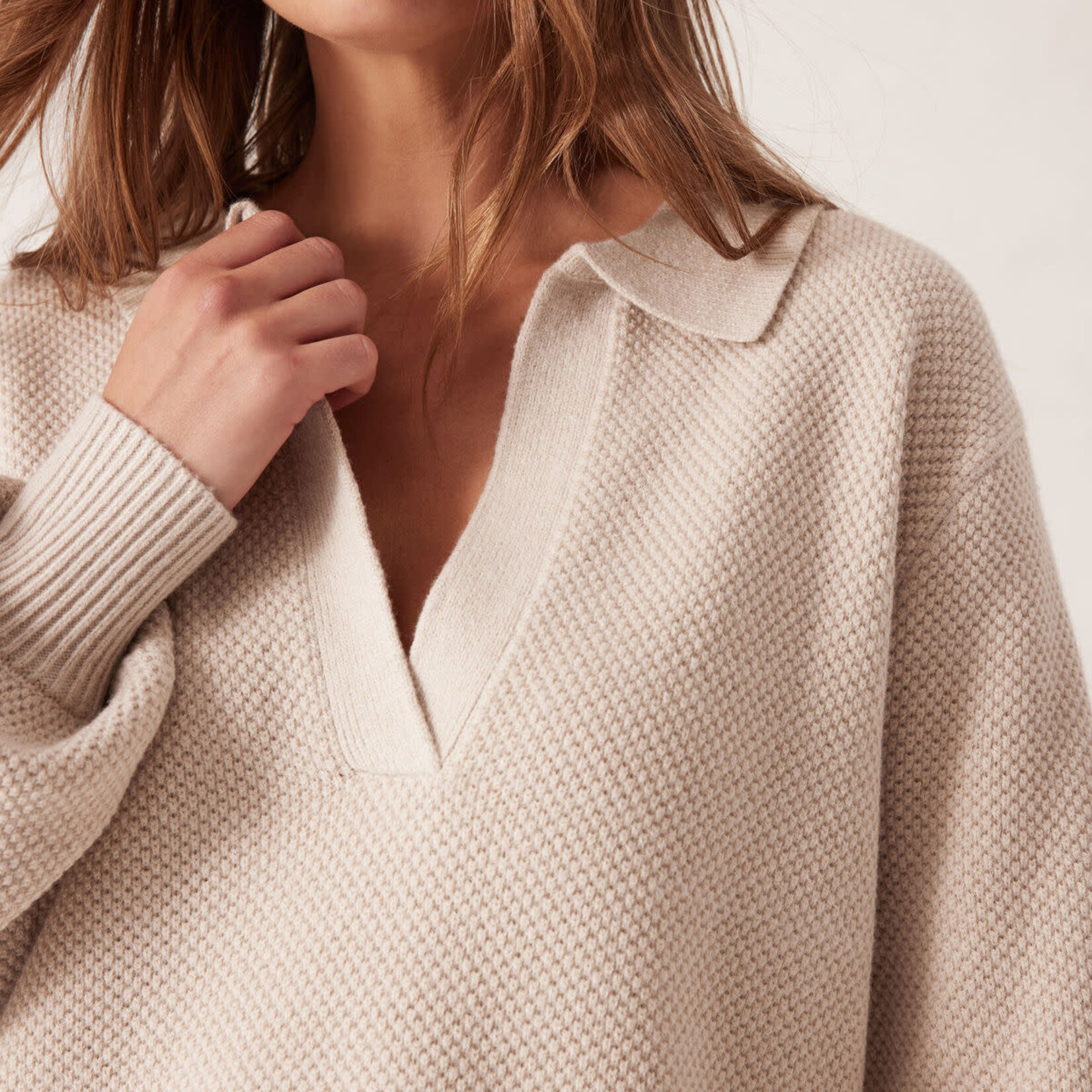 Ceres Life Collared Soft Knit