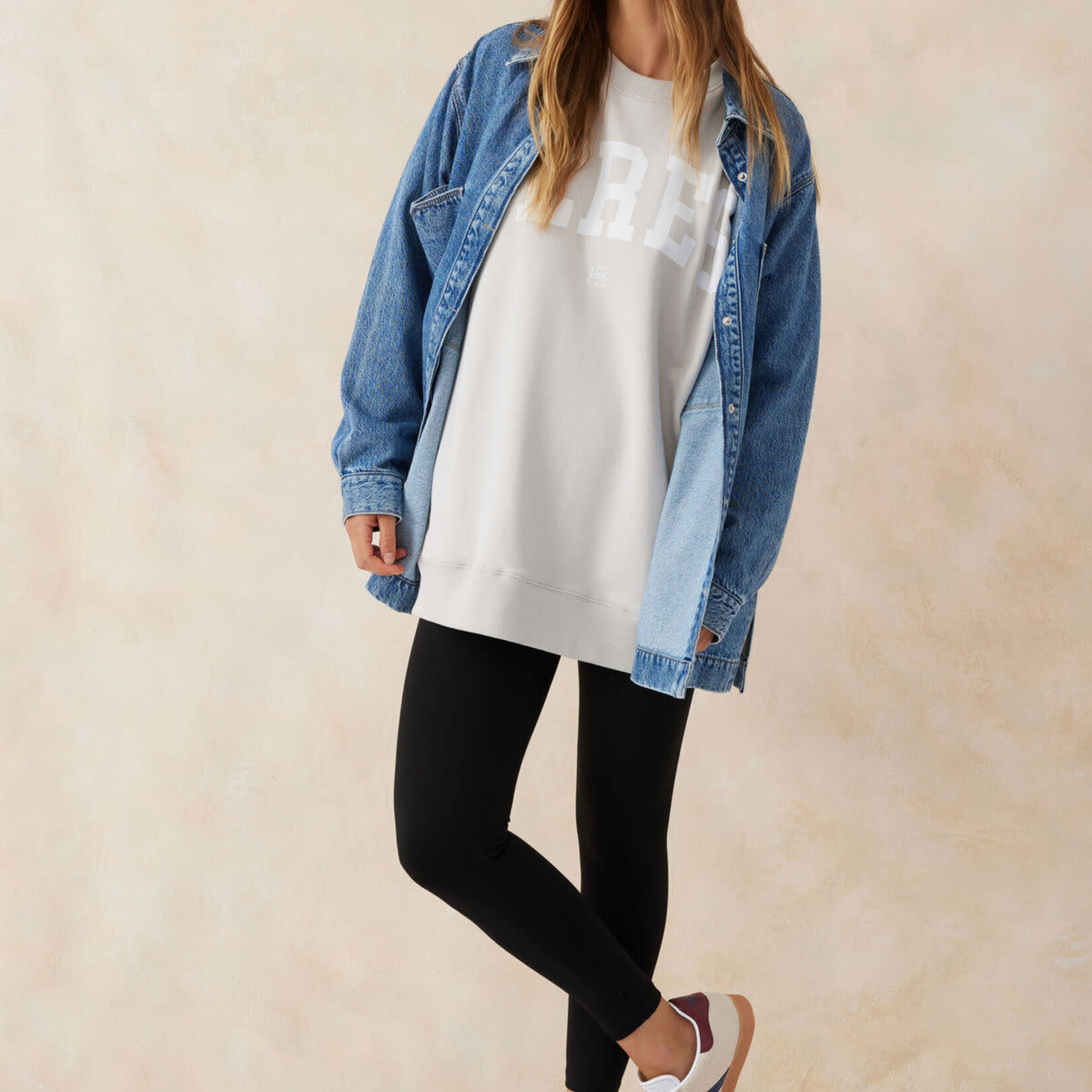 Ceres Life Goldie Longline Denim Shacket