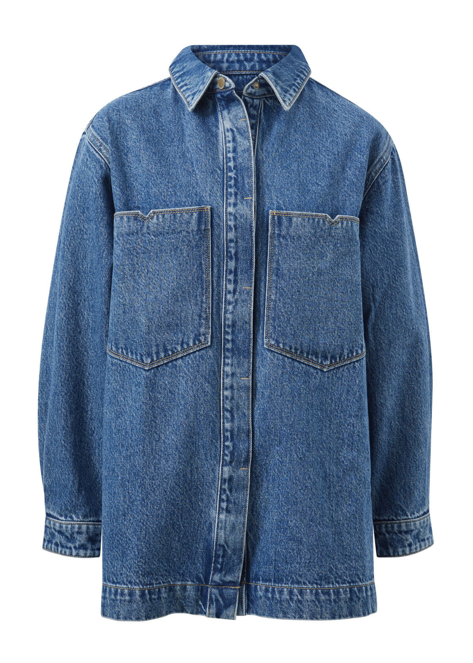 Ceres Life Goldie Longline Denim Shacket