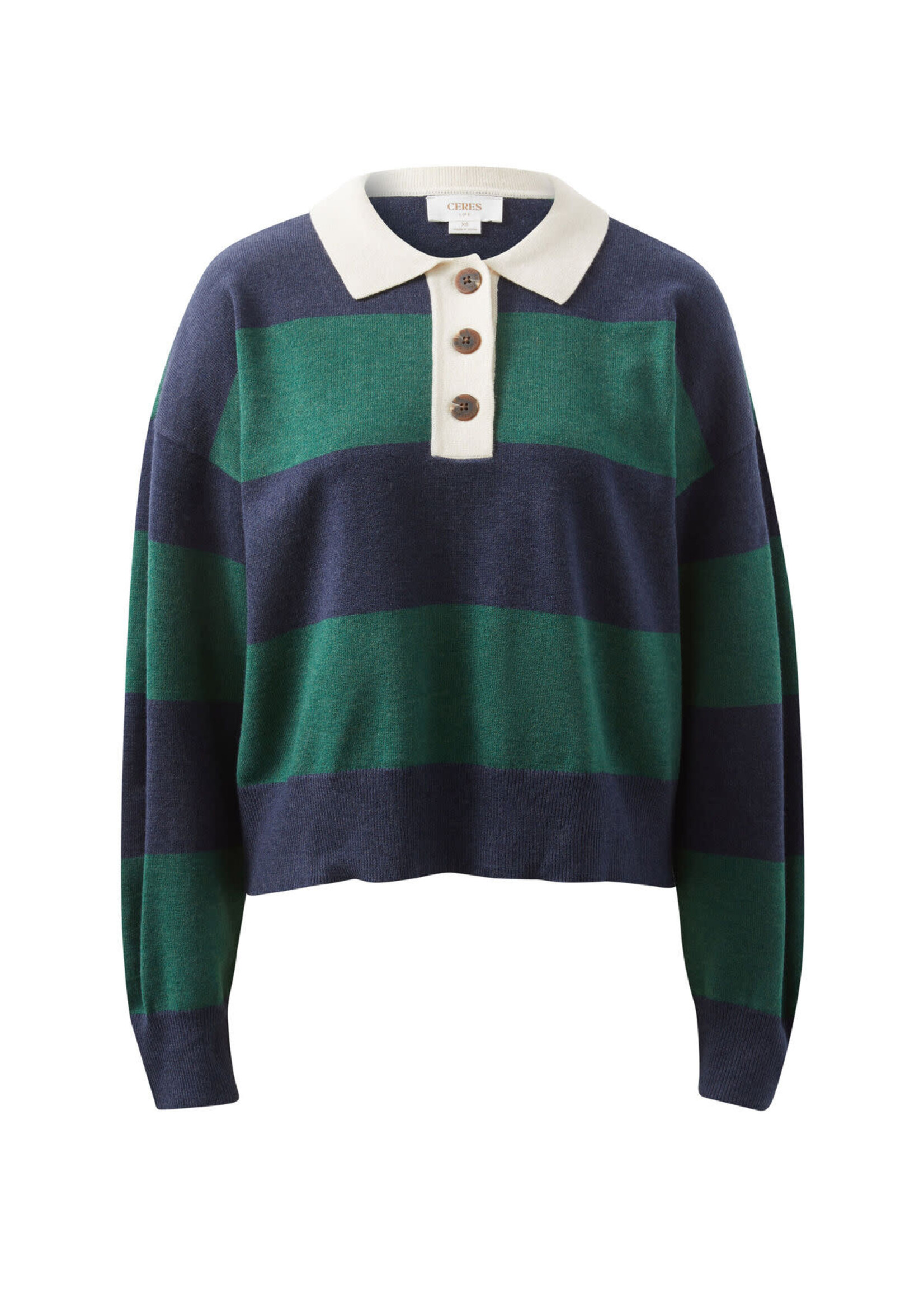 Ceres Life Long Sleeve Rugby Knit