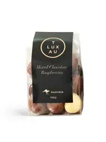 Mixed Chocolate Raspberries 120g