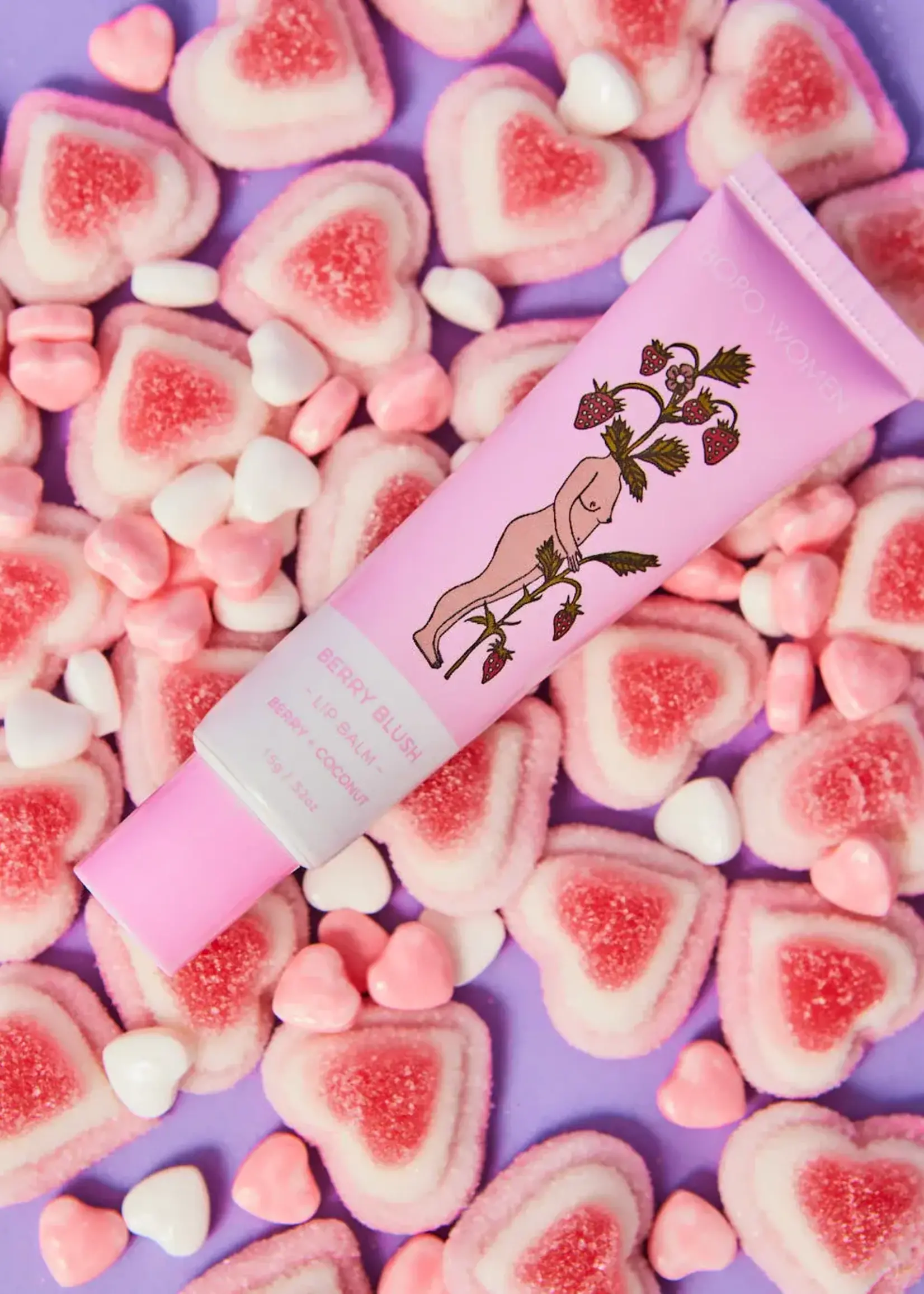 Bopo Women Berry Blush Lip Balm