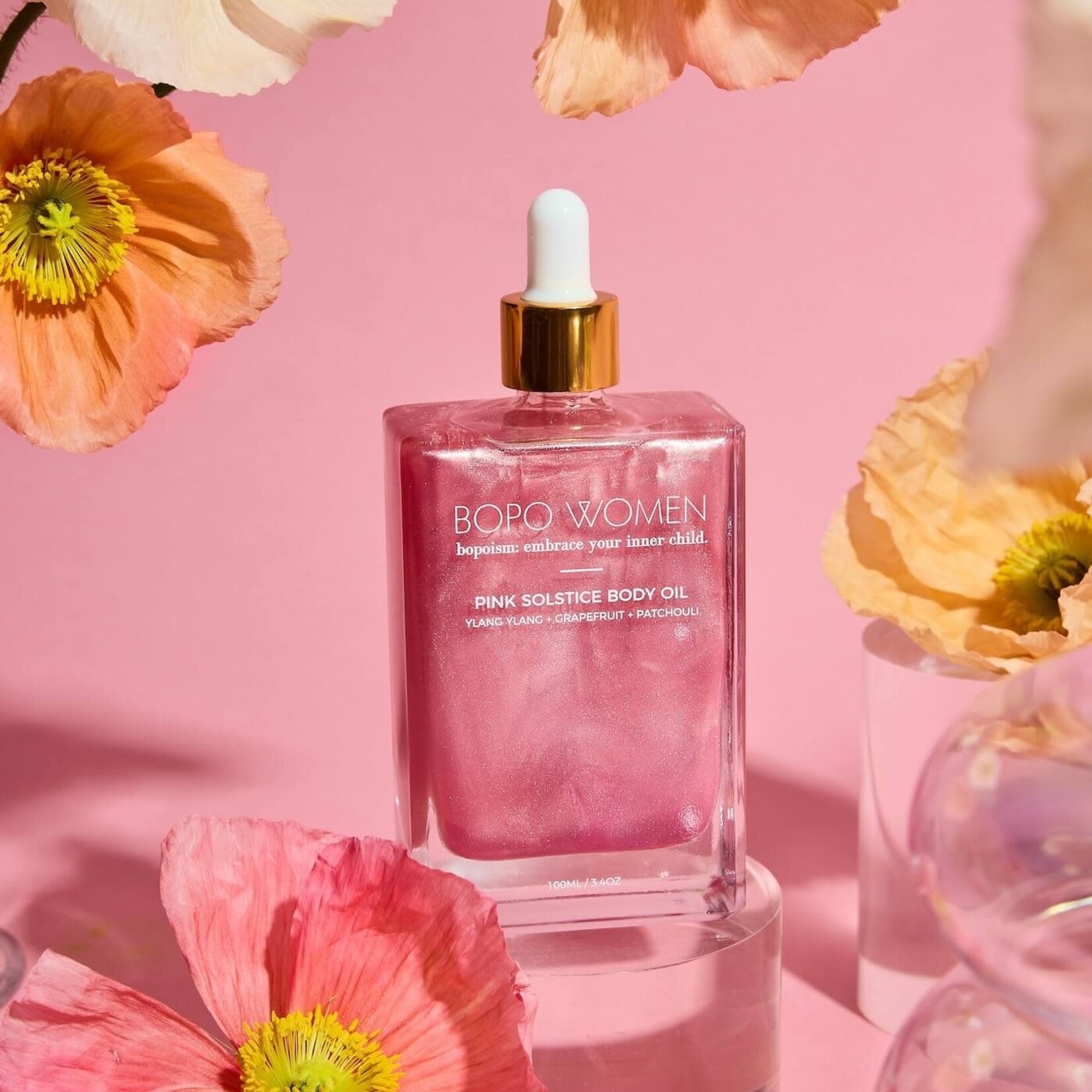 Bopo Women Pink Solstice Body Oil