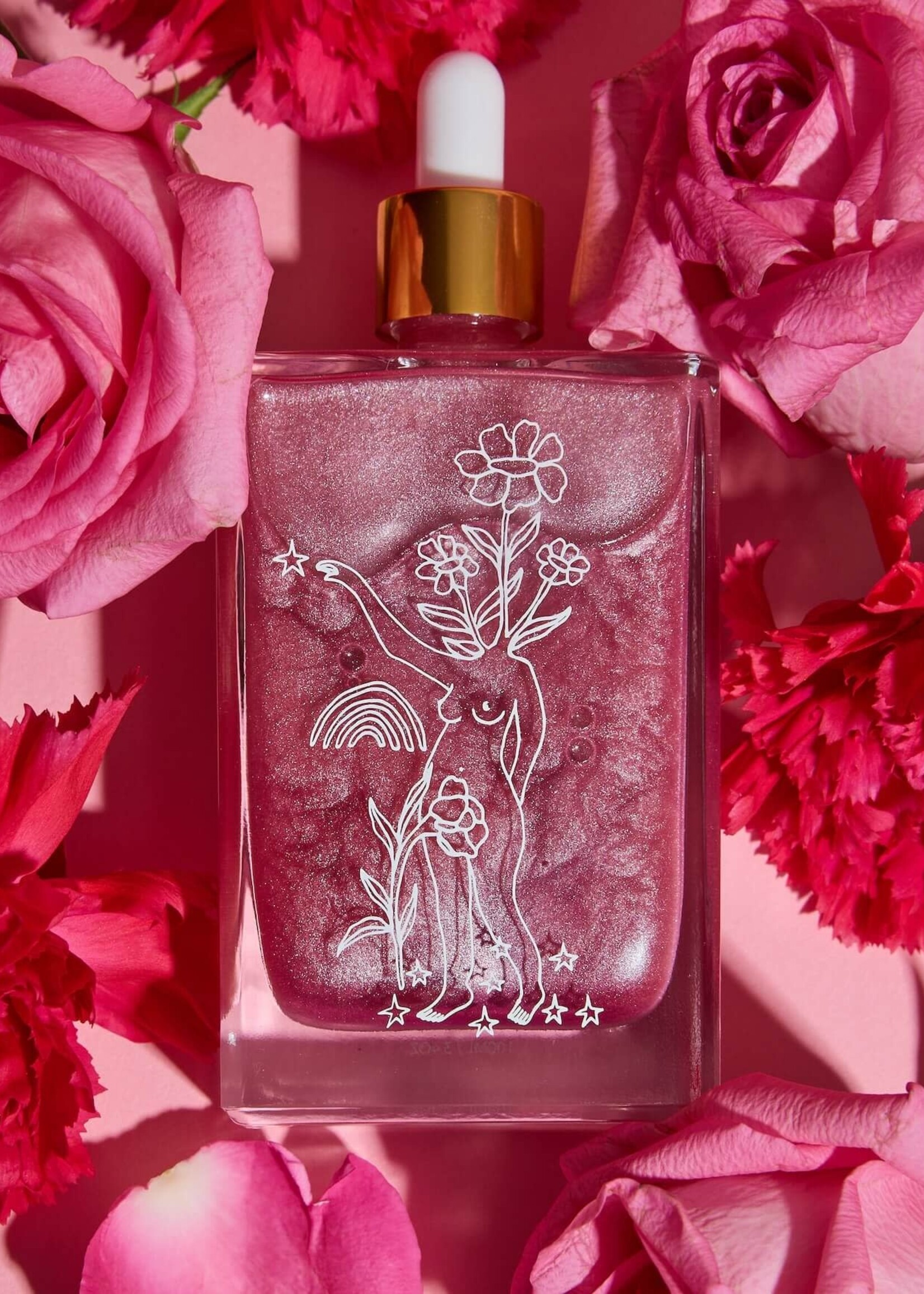 Bopo Women Pink Solstice Body Oil