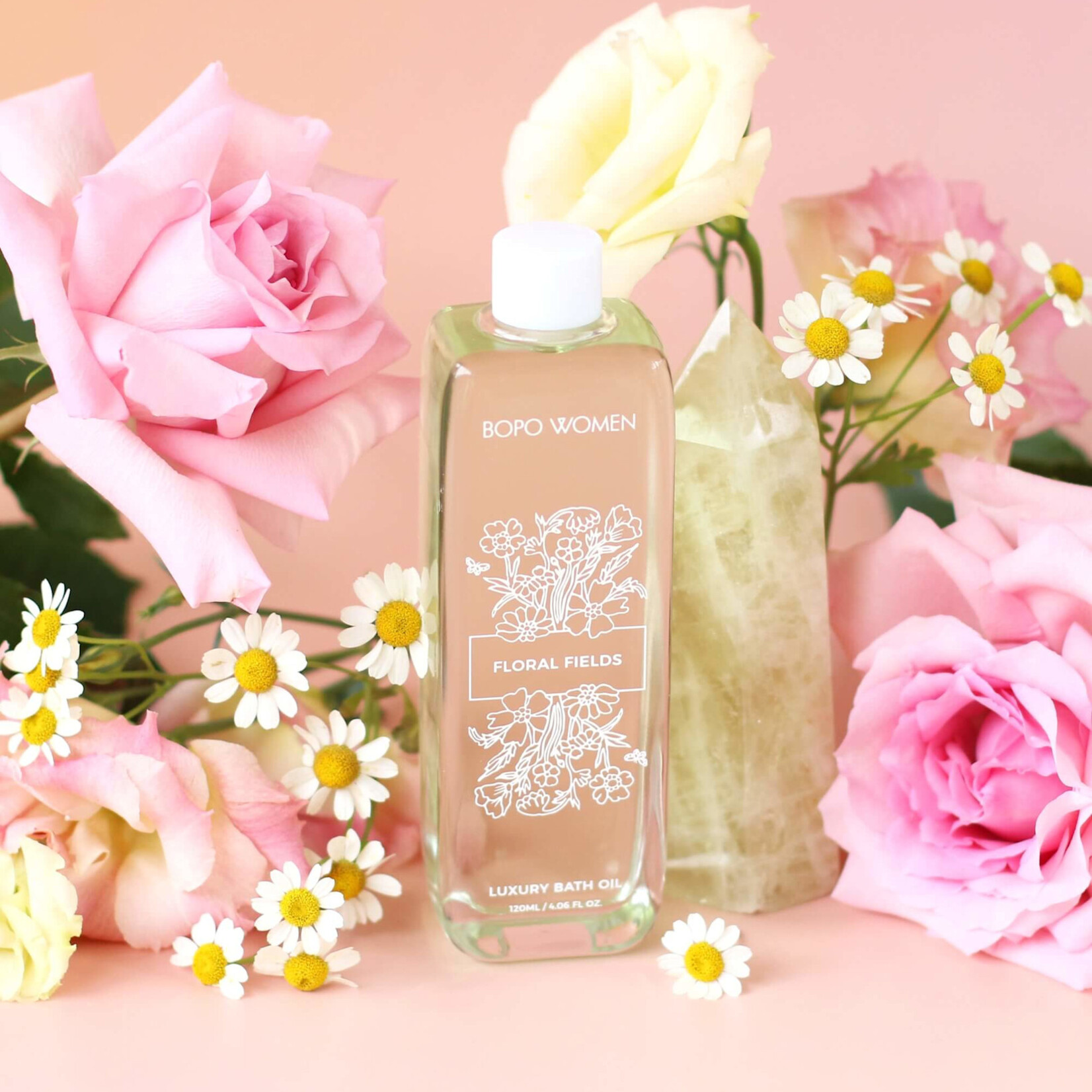 Bopo Women Floral Fields Luxury Bath Oil