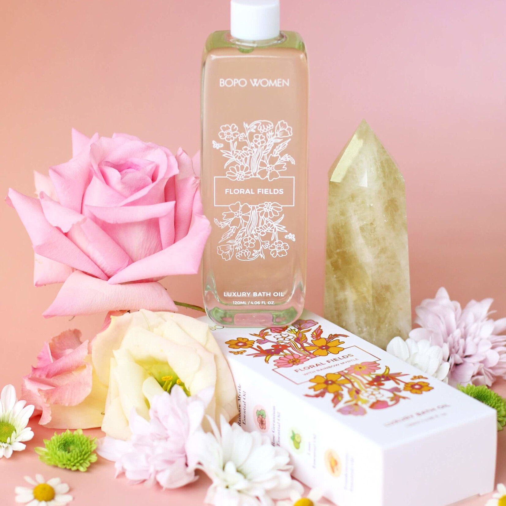 Bopo Women Floral Fields Luxury Bath Oil