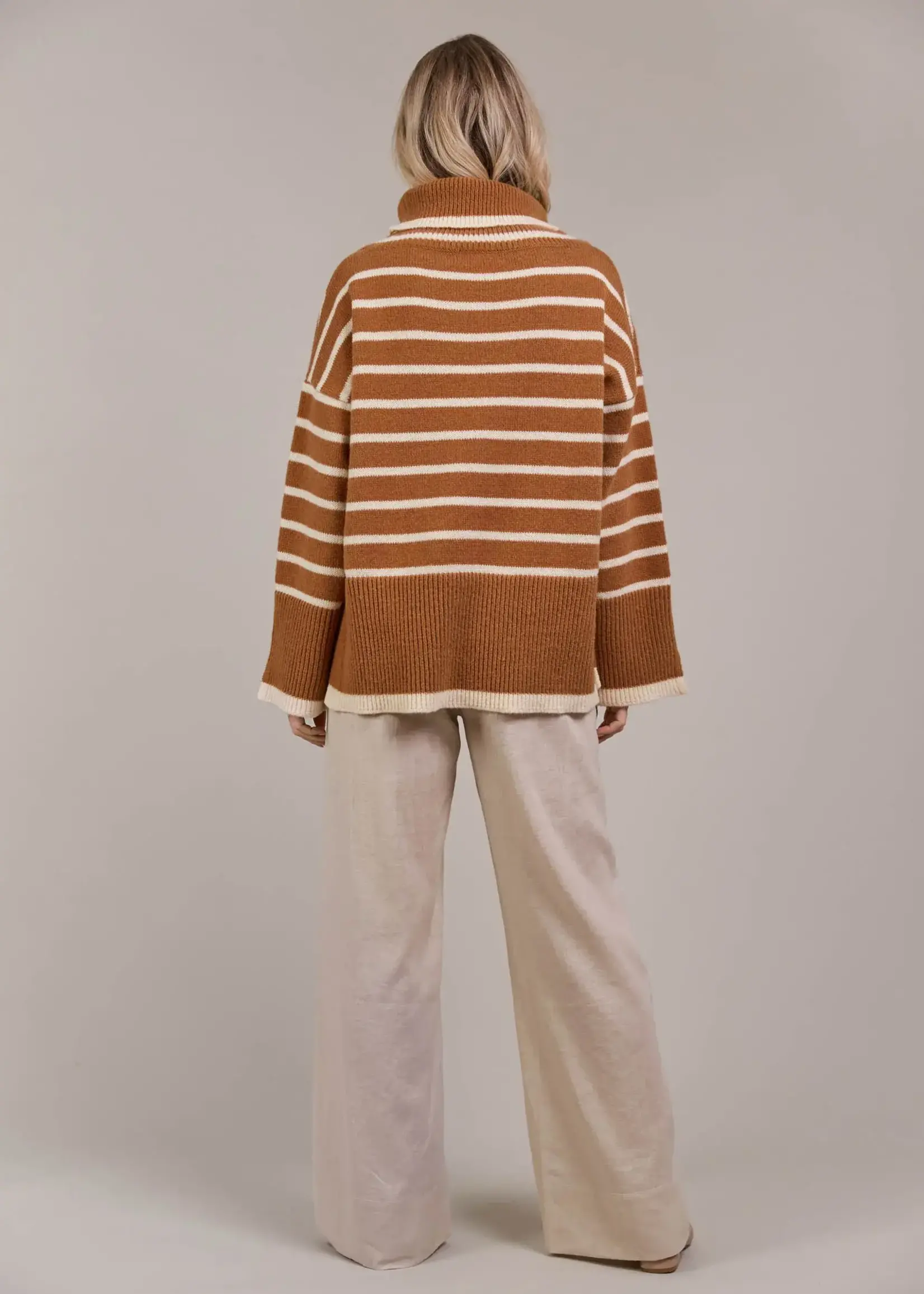 EB & Ive Katana Roll Neck Knit