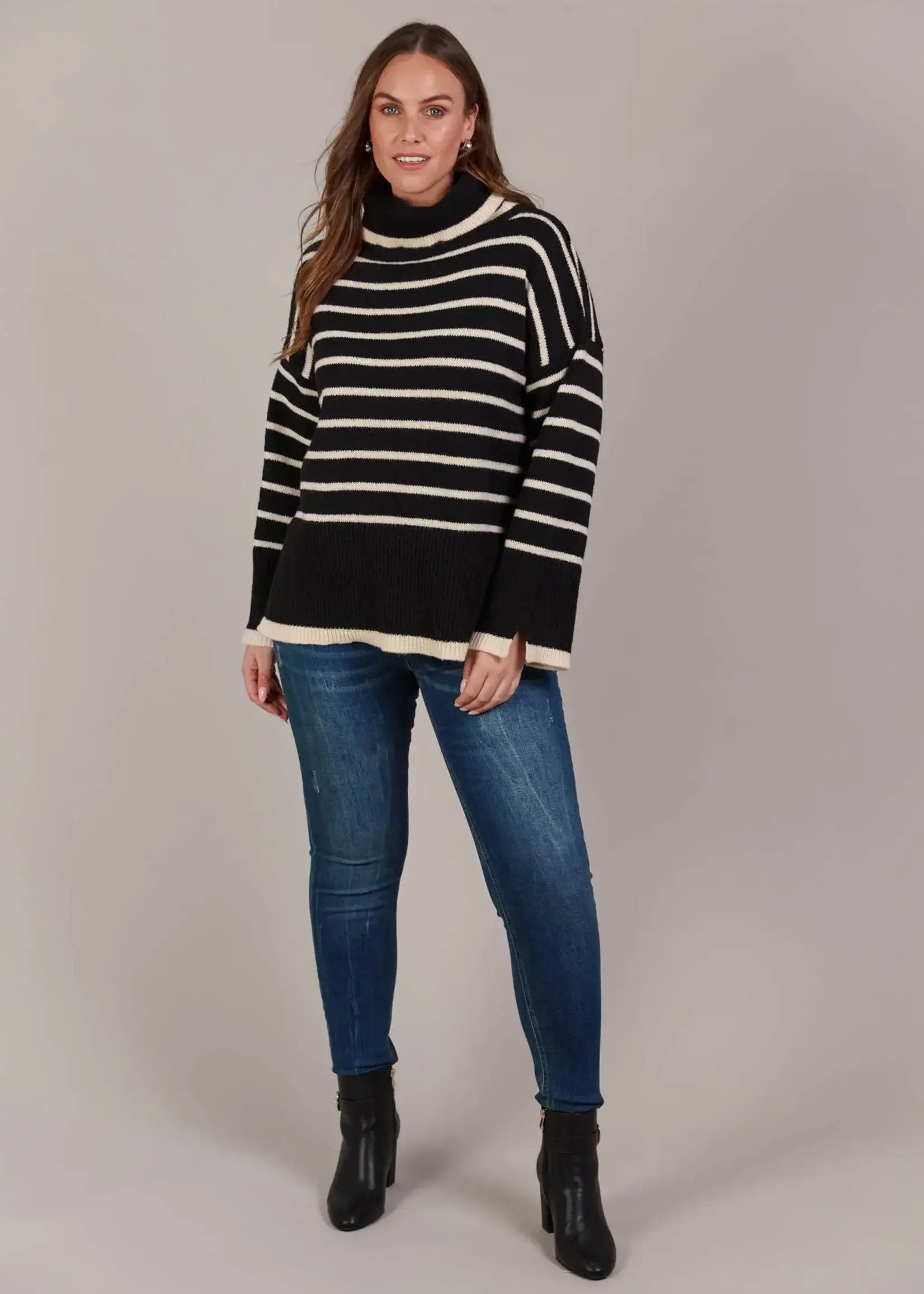 EB & Ive Katana Roll Neck Knit
