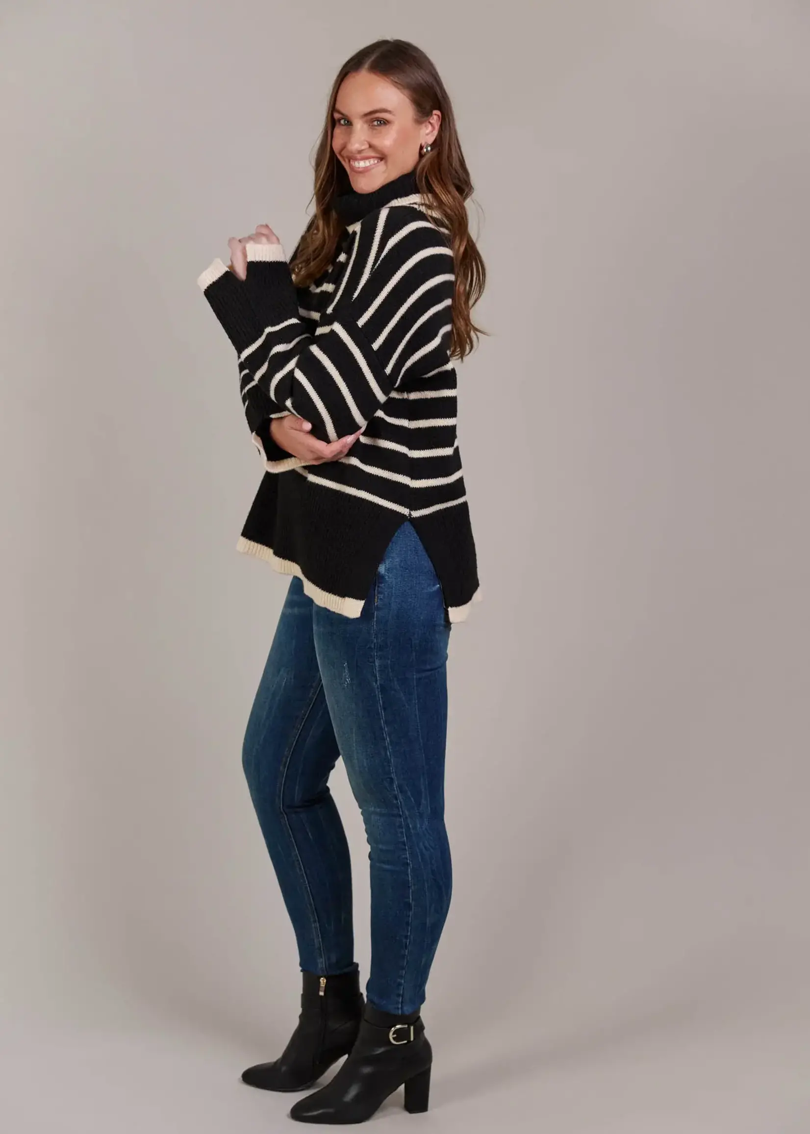 EB & Ive Katana Roll Neck Knit