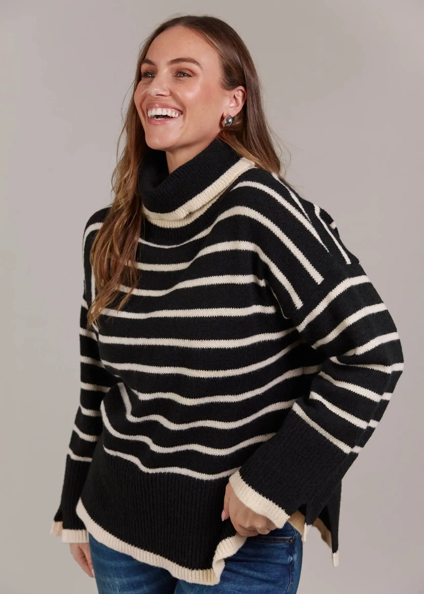 EB & Ive Katana Roll Neck Knit