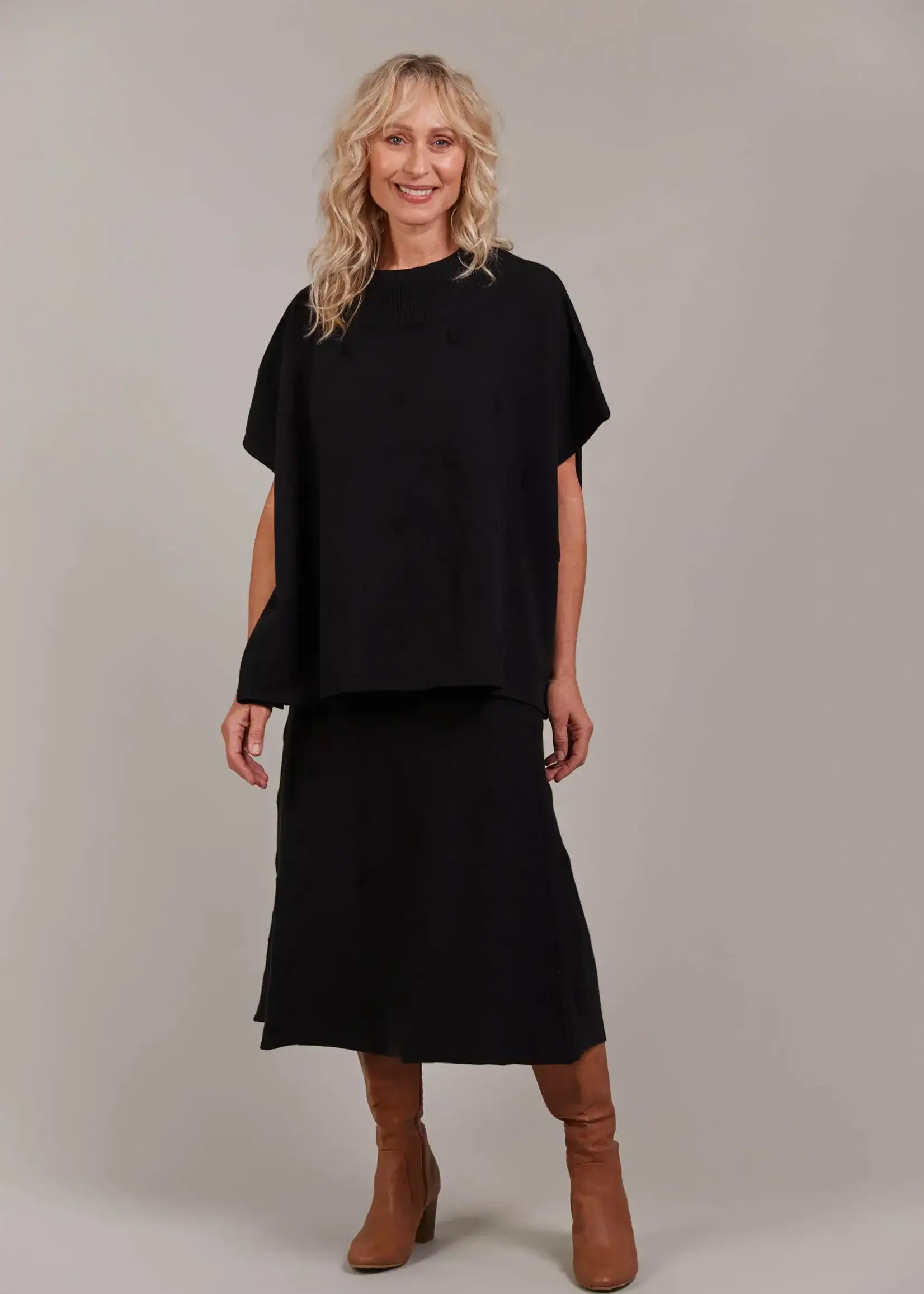 EB & Ive Masa Knit Poncho