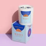 Three Suns Wyatt | Crystal Infused Candle of Strength | Japanese Honeysuckle