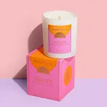 Three Suns Agapi | Crystal Infused Candle of Love | Creamy Vanilla Gelato & Caramel Frost