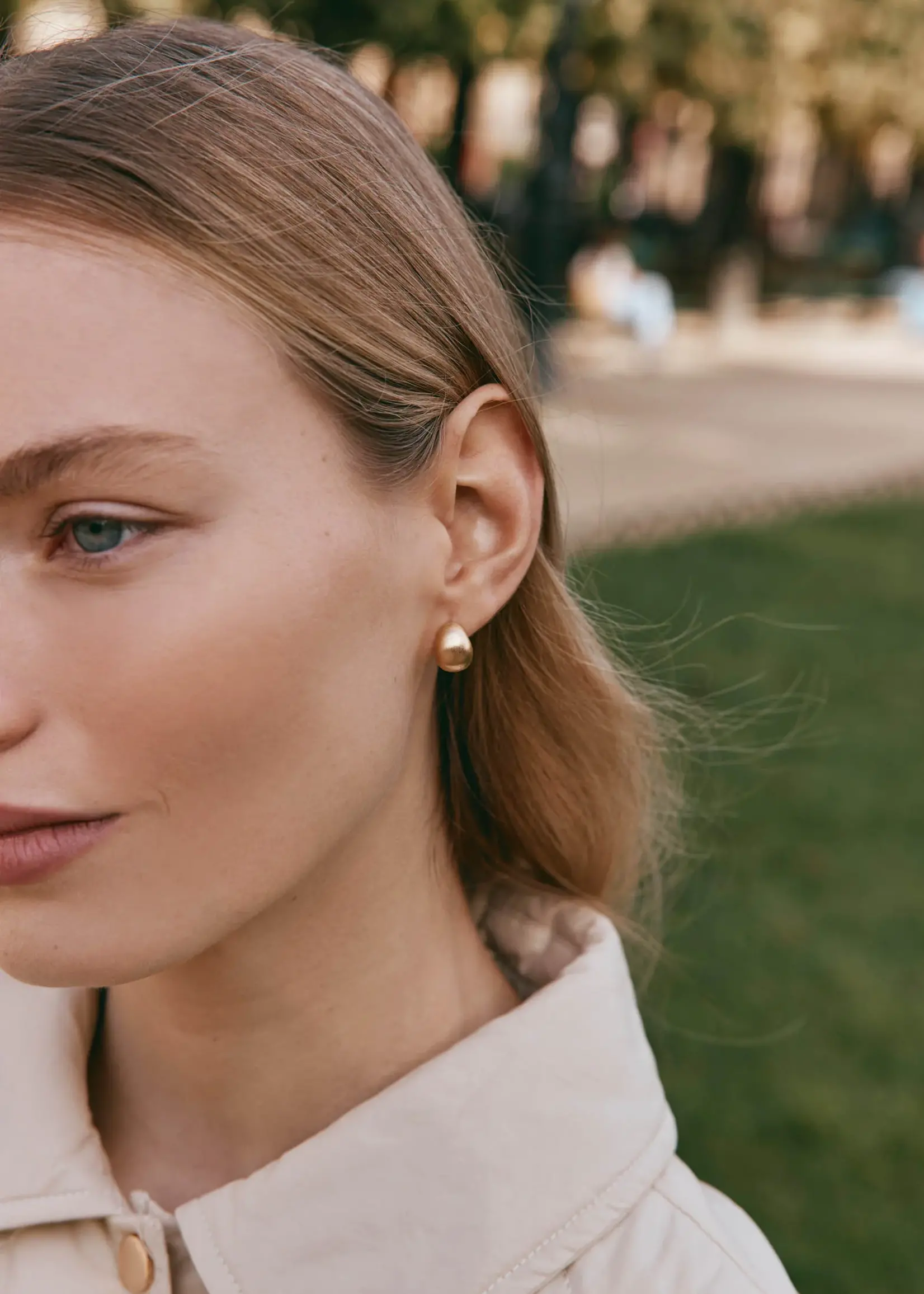 EB & Ive Heritage Satin Earring - Drop